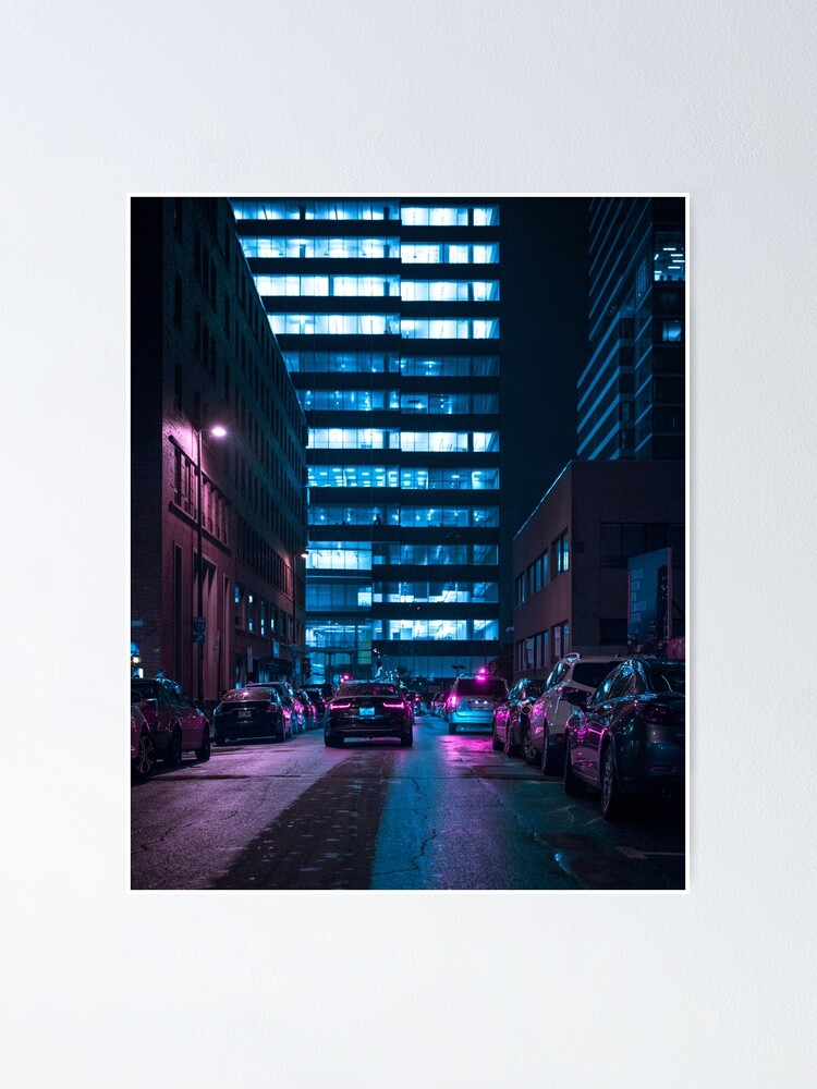 Alternate view of Downtown Montreal Poster