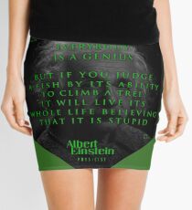 Minifalda Citas de: Albert Einstein en Genio - Póster, pegatina, regalos y camisetas