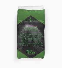 Funda nórdica Citas de: Albert Einstein en Genio - Póster, pegatina, regalos y camisetas