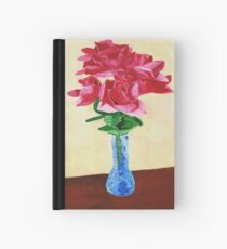 Cuaderno de tapa dura Vase of Red Flowers