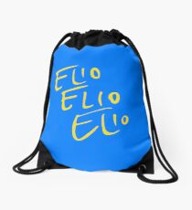 Elio Elio Elio cmbyn font Drawstring Bag
