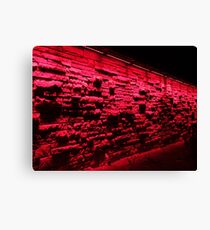 Red Stonewall, Denver Botanics Canvas Print