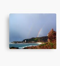 Waimea Bay Rainbow Canvas Print