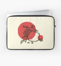 Granatäpfel Linolschnitt Laptoptasche