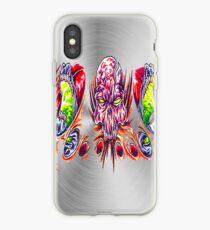 fwc 0015 tatoo dämon schädel iPhone-Hülle & Cover