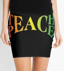 Teach Peace Mini Skirt