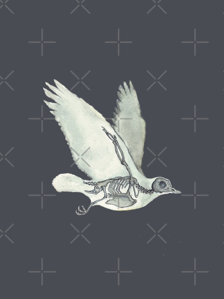 Bird Skeleton: Animal Dove Anatomy by osuariumfloreus