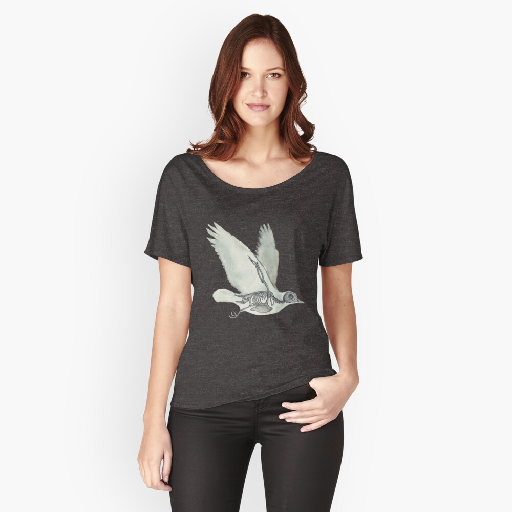 Bird Skeleton: Animal Dove Anatomy Relaxed Fit T-Shirt