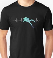 Scuba Diving Heart Beat - Best Gift for Diver Unisex T-Shirt