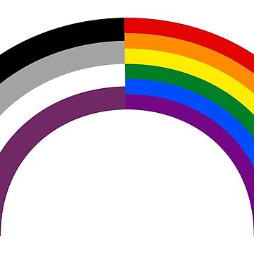 Artwork thumbnail, Homo-asexual Rainbow by hamsters