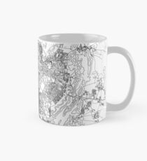 Jaipur map poster print wall art, India gift printable, Home and Nursery, Modern map decor for office, Map Art, Map Gifts Mug