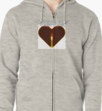 Undress your Valentine Hoodie mit Reißverschluss