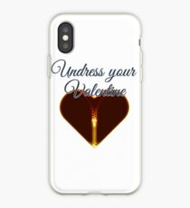Undress your Valentine iPhone-Hülle & Cover
