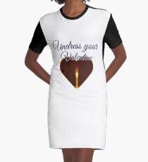 Undress your Valentine T-Shirt Kleid
