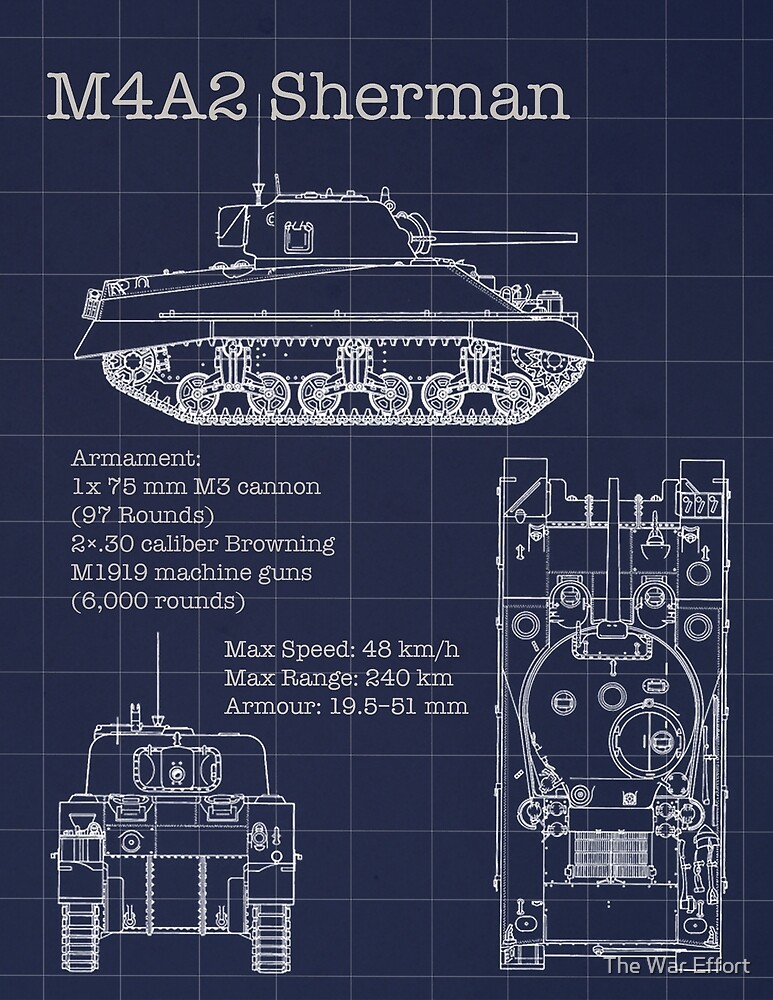 main battle tank blue print