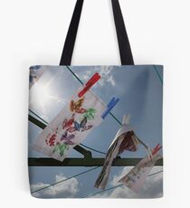 Clothesline Art Tote Bag