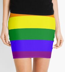 Rainbow LGBTA Flag Mini Skirt