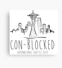Con-Blockiert 2019 Leinwanddruck