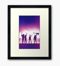 Bohemian Rhapsody (Band auf der Bühne) Gerahmtes Wandbild