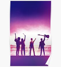 Póster Bohemian Rhapsody (banda en el escenario)
