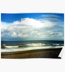 Cley Beach Poster