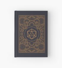 Cuaderno de tapa dura D20 dados Steampunk Mech