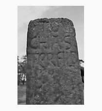 'Chasterfild' ancient signpost Photographic Print