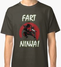 Funny Fart Ninja T Shirt Classic T-Shirt
