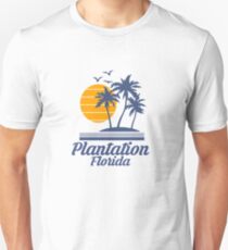 Plantation Florida Shirt FL State Home City Tourist Travel Souvenir Beach Gift Unisex T-Shirt