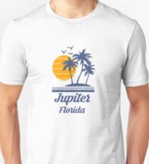 Jupiter Florida Shirt FL State Home City Tourist Travel Souvenir Beach Gift Slim Fit T-Shirt