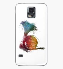 Französisch Horn Aquarell Hülle & Klebefolie für Samsung Galaxy