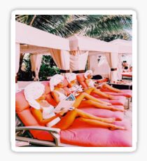 BY THE POOL Sticker
