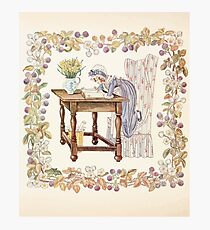 Mrs Leicester's School Charles & Mary Lamb with Minifred Green 18xx 0138 Book of Martyrs Photographic Print