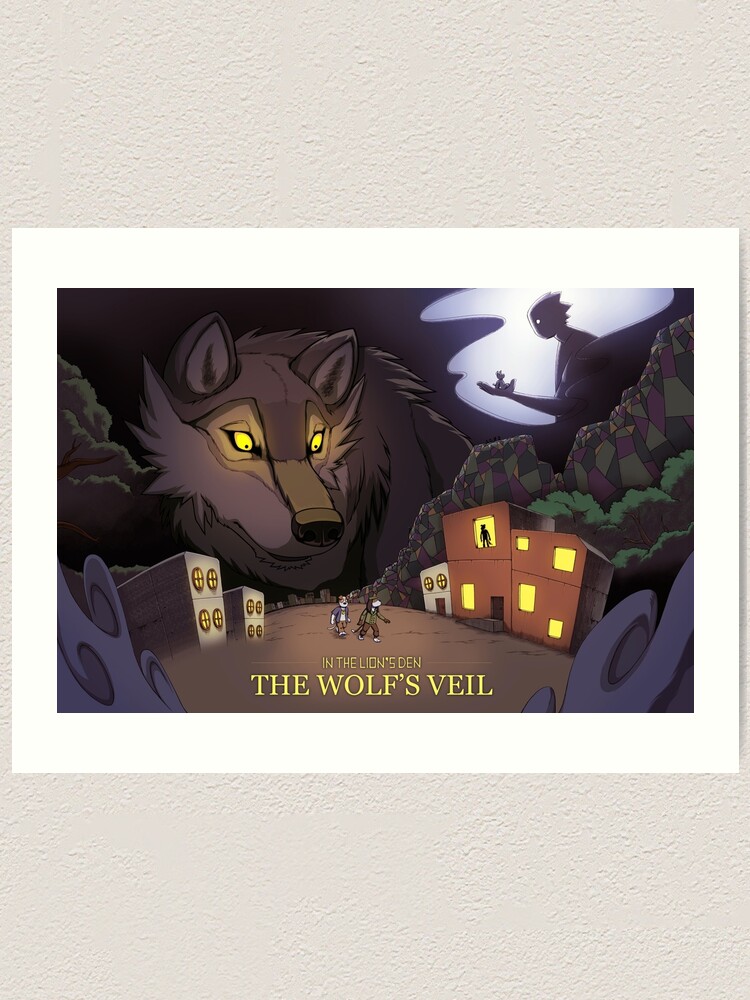 Alternate view of A Stroll In The Wolf's Den Art Print