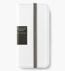 Attraktiver Junge isst Nudeln iPhone Flip-Case/Hülle/Klebefolie