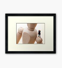 On the Shoulders of Giants Framed Print