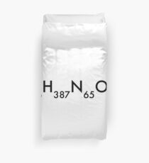 Insulin Molecular Formula Duvet Cover