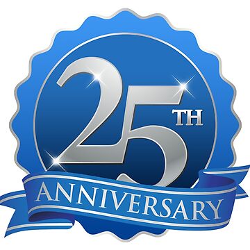 25th Anniversary Logo PNG Transparent & SVG Vector - Freebie Supply