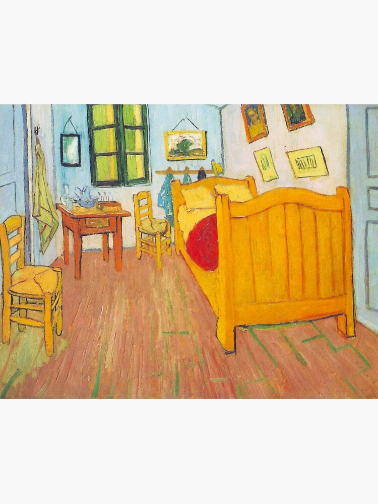 The Bedroom In Arles Saint Remy By Vincent Van Gogh Reproduction Metal Print