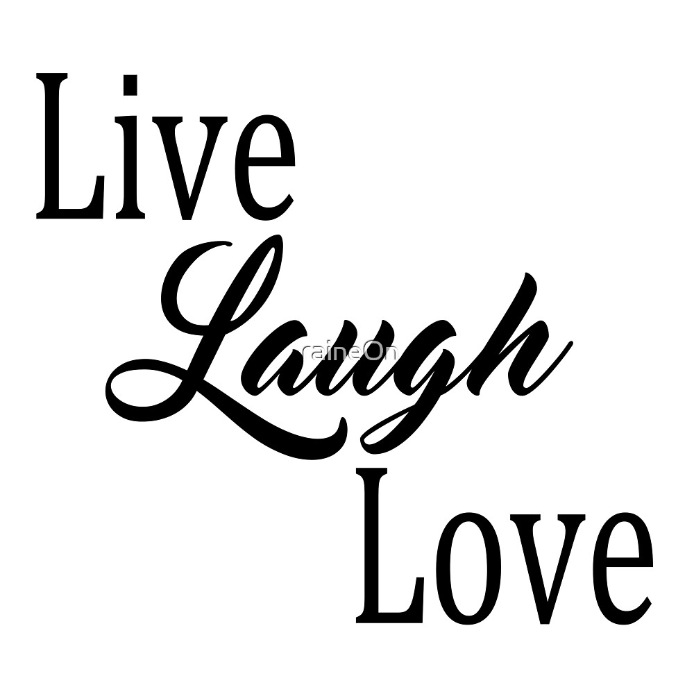 Live laugh love тату эскиз