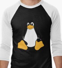 TUX LINUX Men's Baseball ¾ T-Shirt