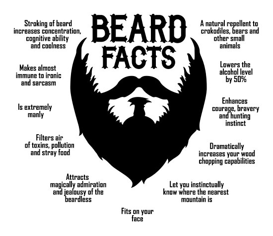 Beard facts infographic