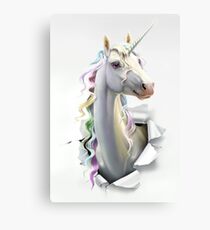 Pastellperle Einhorn Leinwanddruck