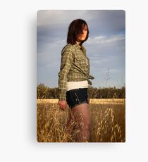 Wheatbelt Glow Canvas Print