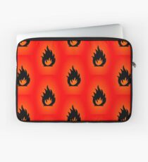 Flame Symbol by Chillee Wilson Laptop Sleeve