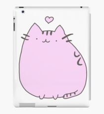 Pink Pusheen with Heart iPad Case/Skin