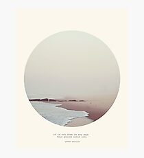 Maps - Circle Print Photographic Print