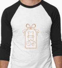 Baby clothes. Bib, socks, bodysuit. Newborns. Baseball ¾ Sleeve T-Shirt
