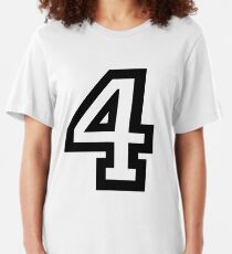 Nummer vier Slim Fit T-Shirt