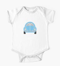 Blue Car One Piece - Short Sleeve